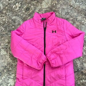 Under Armour Kids Bright Pink Puffer Jacket